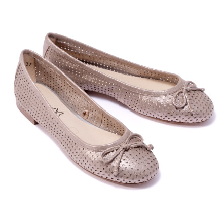 Балетки жіночі Caprice 9/9-22101/22 354 TAUPE SUE.MET.