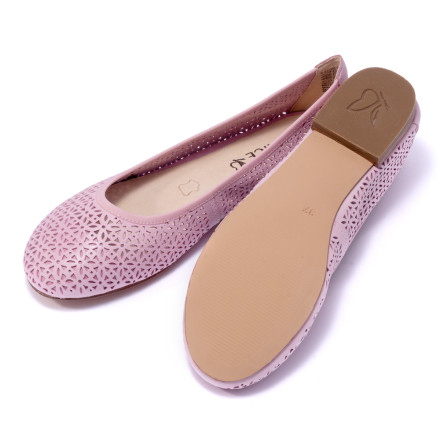 Балетки жіночі Caprice 9/9-22103/22 565 PINK WAXY NAP.