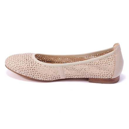 Балетки жіночі Caprice 99/9-22103/22 411 BEIGE WAXY NAP