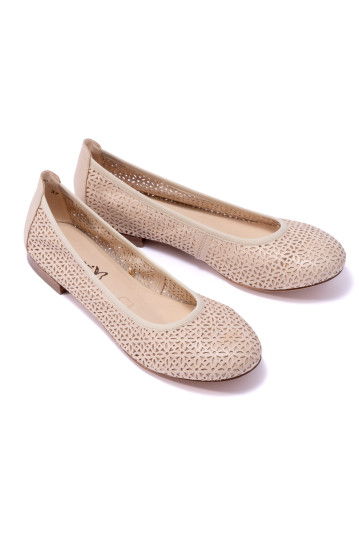 Балетки жіночі Caprice 99/9-22103/22 411 BEIGE WAXY NAP