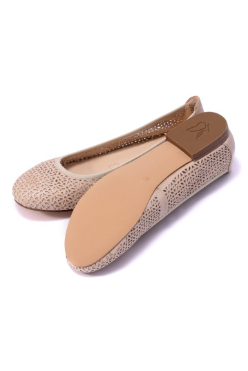 Балетки жіночі Caprice 99/9-22103/22 411 BEIGE WAXY NAP