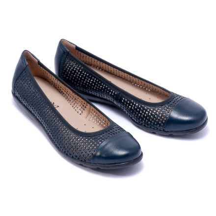 Балетки жіночі Caprice 9/9-22151/22 876 NAVY NAPPA