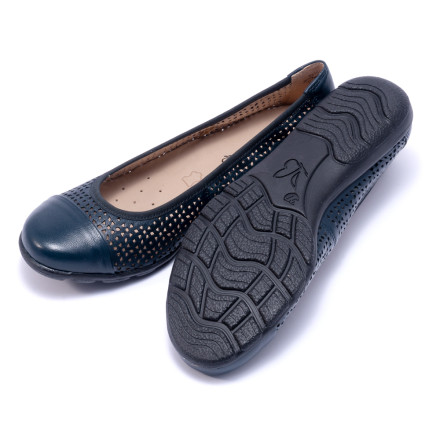 Балетки жіночі Caprice 9/9-22151/22 876 NAVY NAPPA