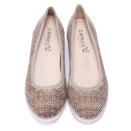 Балетки жіночі Caprice 9/9-22503/22 344 LT TAUPE SUEDE