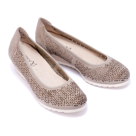 Балетки жіночі Caprice 9/9-22503/22 344 LT TAUPE SUEDE