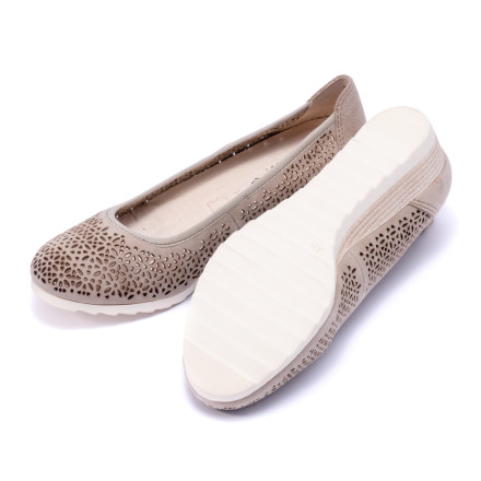 Балетки жіночі Caprice 9/9-22503/22 344 LT TAUPE SUEDE