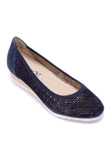 Балетки жіночі Caprice 9/9-22503/22 816 NAVY SUEDE