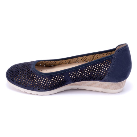 Балетки жіночі Caprice 9/9-22503/22 816 NAVY SUEDE