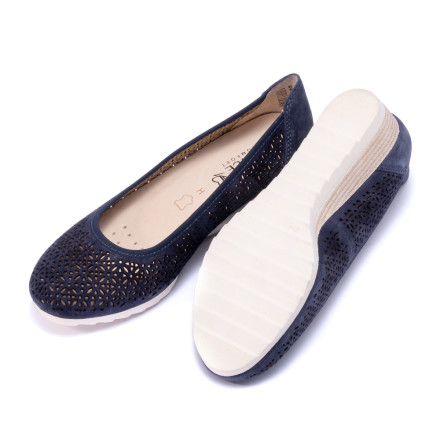 Балетки жіночі Caprice 9/9-22503/22 816 NAVY SUEDE