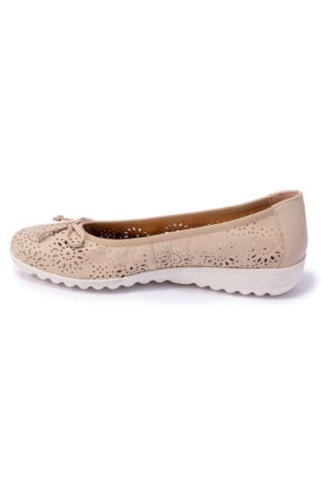 Балетки жіночі Caprice 9/9-22551/22 411 BEIGE WAXY NAP