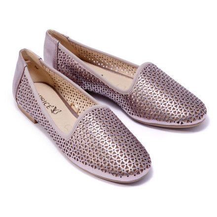 Балетки жіночі Caprice 9/9-24501/22 596 SOFT PINK MET.