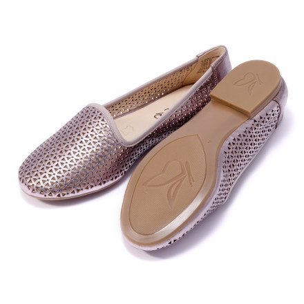 Балетки жіночі Caprice 9/9-24501/22 596 SOFT PINK MET.