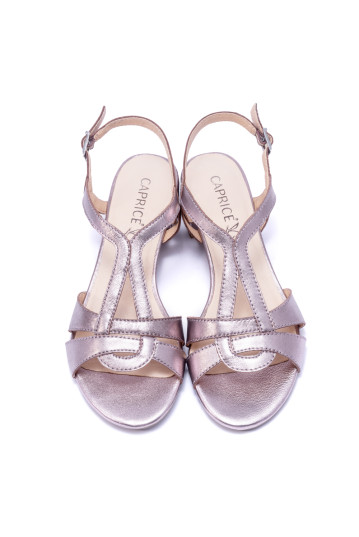 Босоніжки жіночі Caprice 9/9-28201/22 596 SOFT PINK MET.
