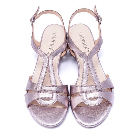 Босоніжки жіночі Caprice 9/9-28201/22 596 SOFT PINK MET.