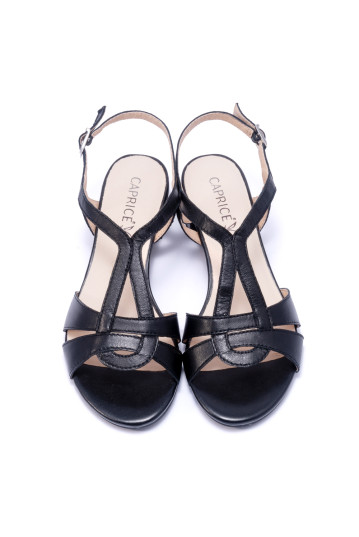 Босоніжки жіночі Caprice 9/9-28201/22 022 BLACK NAPPA