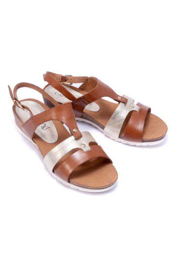 Босоножки женские Caprice 9/9-28207/22 390 COGNAC/LT GOLD