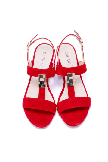 Босоножки женские Caprice 9/9-28303/22 524 RED SUEDE