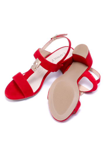 Босоножки женские Caprice 9/9-28303/22 524 RED SUEDE