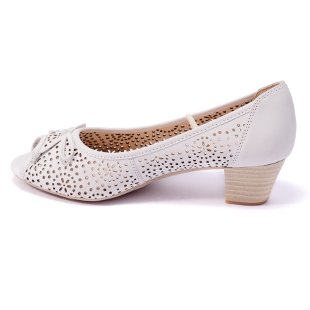 Туфлi жiночi Caprice 9/9-29200/22 127 OFFWHITE NAPPA