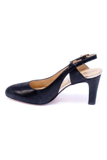 Босоніжки жіночі Caprice 9/9-29600/22 010 BLACK REPTILE