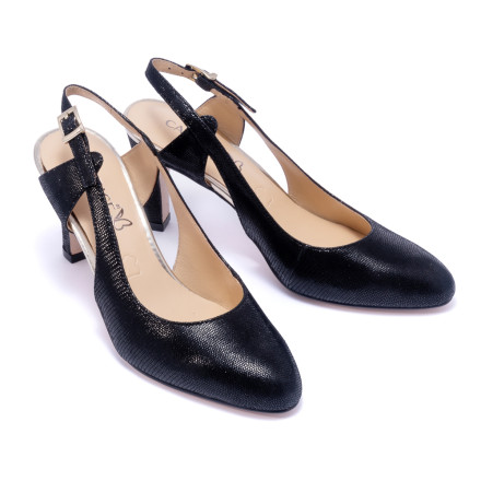 Босоніжки жіночі Caprice 9/9-29600/22 010 BLACK REPTILE