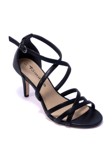 Босоніжки жіночі Tamaris 1/1-28002/22 020 BLACK MATT