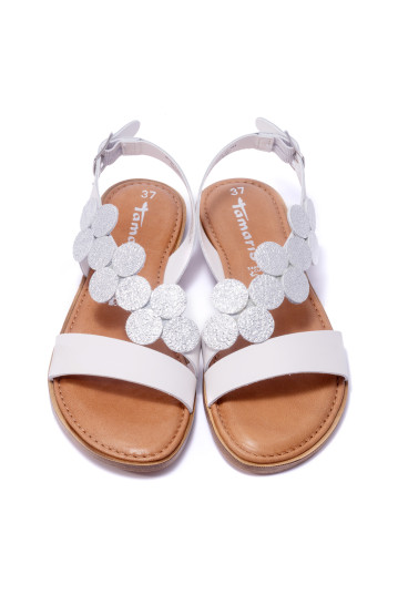 Босоніжки жіночі Tamaris 1/1-28139/22 191 WHITE/SILVER