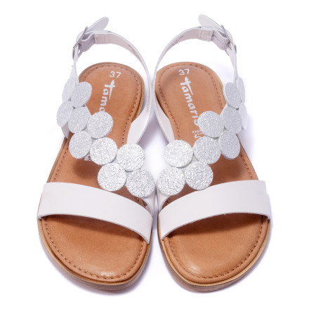 Босоніжки жіночі Tamaris 1/1-28139/22 191 WHITE/SILVER