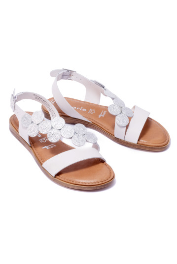 Босоніжки жіночі Tamaris 1/1-28139/22 191 WHITE/SILVER