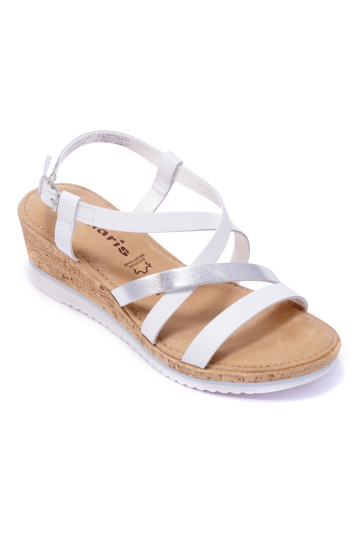 Босоніжки жіночі Tamaris 1/1-28340/22 191 WHITE/SILVER
