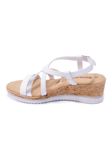 Босоножки женские Tamaris 1/1-28340/22 191 WHITE/SILVER