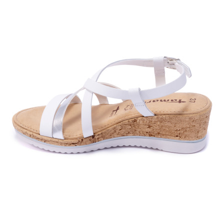 Босоніжки жіночі Tamaris 1/1-28340/22 191 WHITE/SILVER