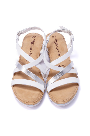 Босоножки женские Tamaris 1/1-28340/22 191 WHITE/SILVER