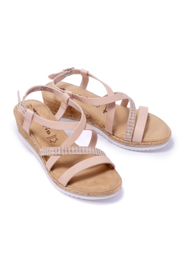 Босоножки женские Tamaris 1/1-28340/22 527 ROSE/ROSE MET.