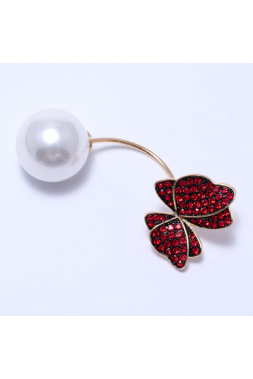Брошка жіноча Welfare AB02033 red