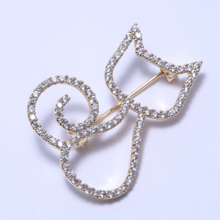 Брошка жіноча Welfare X10754YB gold