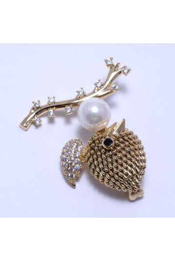 Брошка жіноча Welfare LN1346B gold