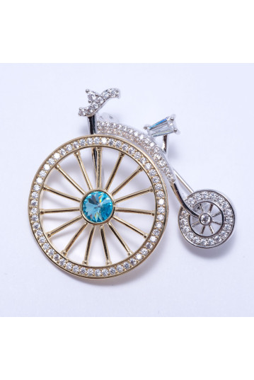 Брошка жіноча Welfare LN1324M silver