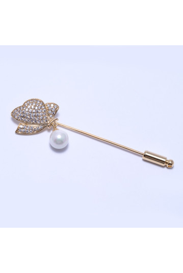 Брошка жіноча Welfare ABY0280 gold