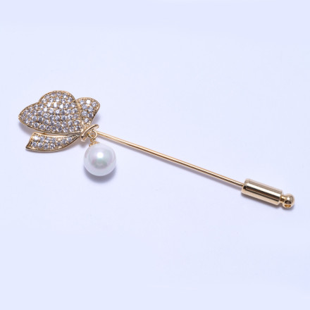 Брошка жіноча Welfare ABY0280 gold