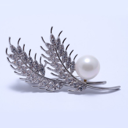 Брошка жіноча Welfare LN1346B silver