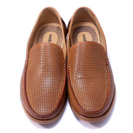 Мокасини чоловічі Welfare 423224111/L.BRN/38