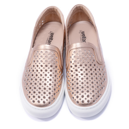 Мокасіни жіночі Welfare 600024111/GOLD/38