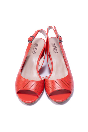 Босоножки женские Welfare 710046111/RED/38