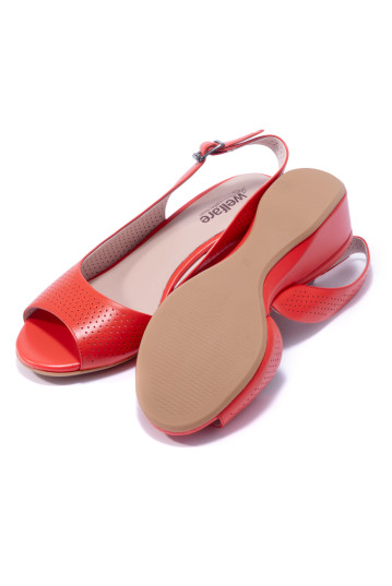 Босоножки женские Welfare 710046111/RED/38