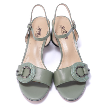 Босоніжки жіночі Welfare 331826111/GREEN/38