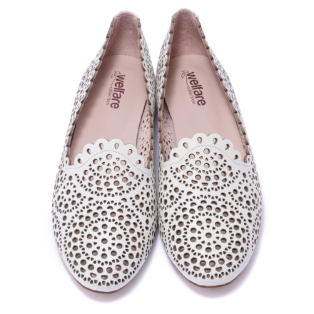 Балетки жіночі Welfare 710024311/BEIGE/38