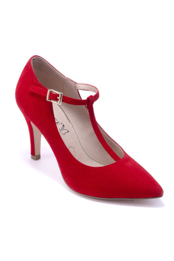 Туфлi жiночi Caprice 9/9-24400/22 524 RED SUEDE