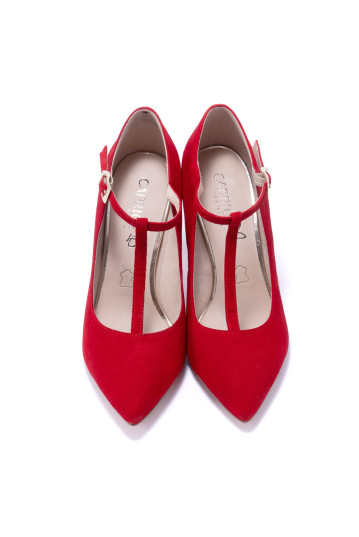 Туфлi жiночi Caprice 9/9-24400/22 524 RED SUEDE