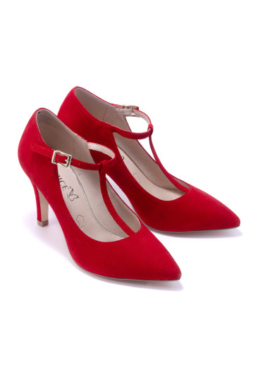 Туфлi жiночi Caprice 9/9-24400/22 524 RED SUEDE